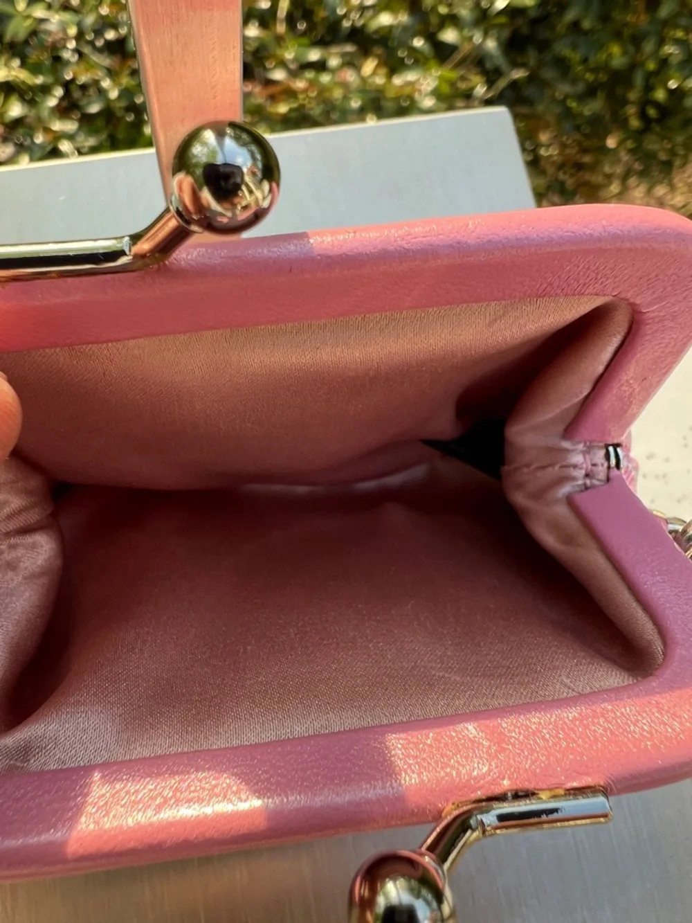 Coach Vintage Ltd. Ed Optic Lurex Mini Pink Signature Kisslock Coin Purse RARE - Picture 7 of 16